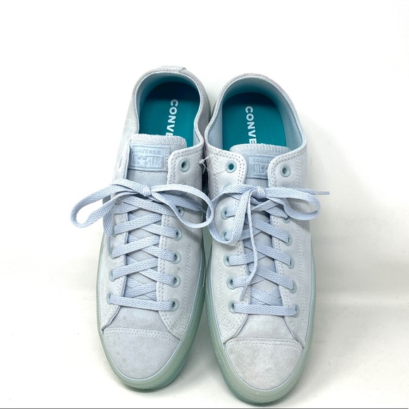 💖MEGA SALE💖Converse Chuck Taylor Shoes Men’s AS Low Polar Blue Suede 166140C - Picture 5 of 9